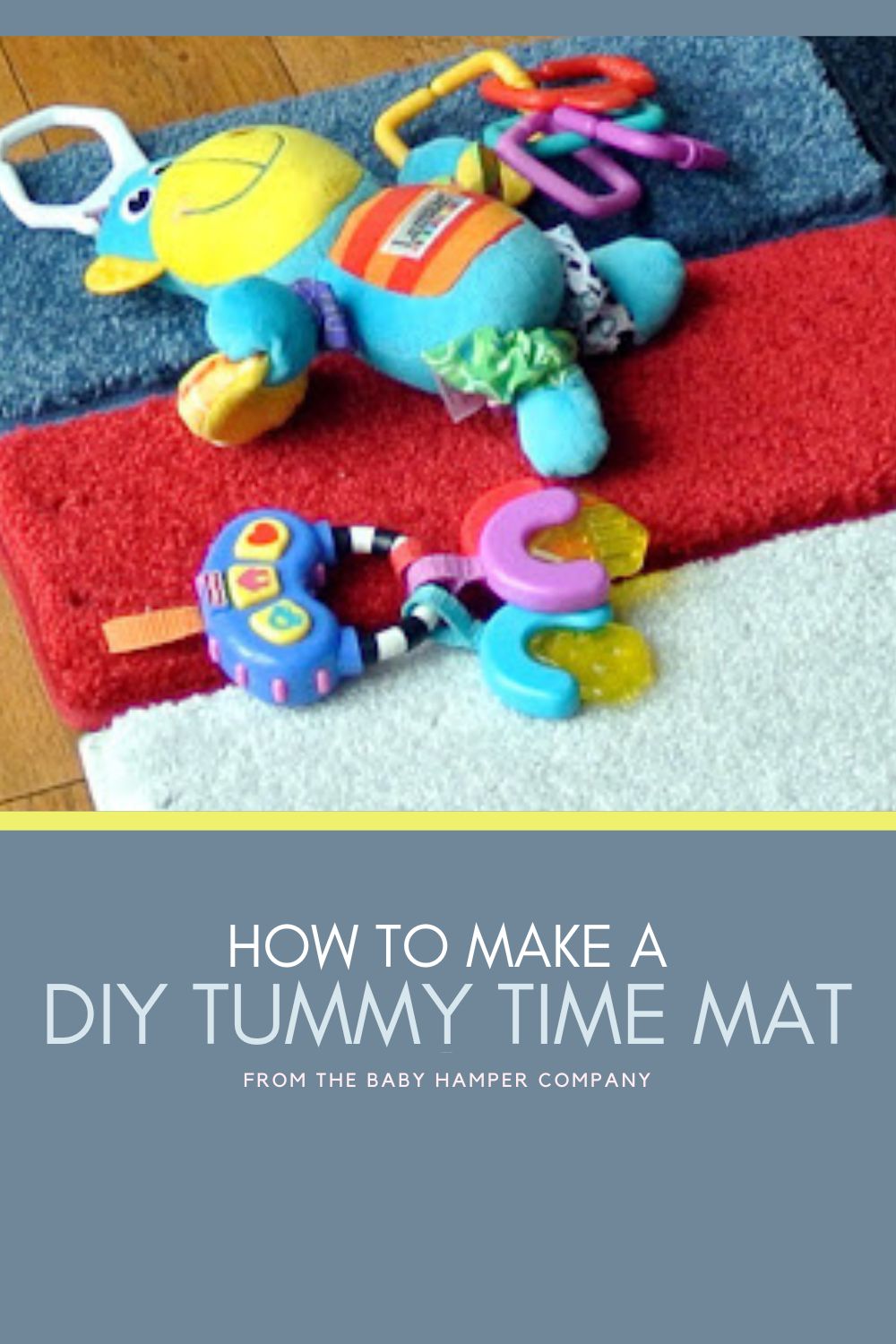 How To Make Your Own Cheap, And Easy Tummy Time Mat