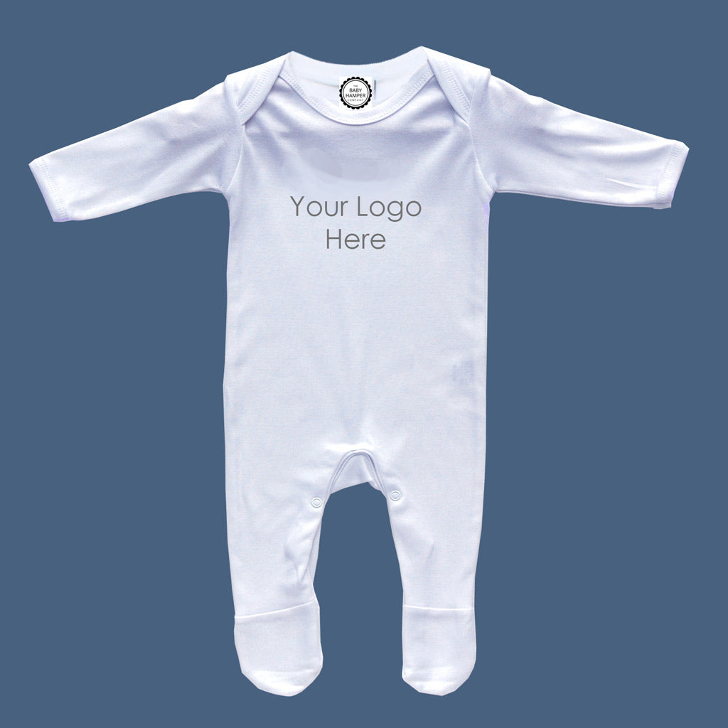 Corporate Branded New Baby Sleepsuit