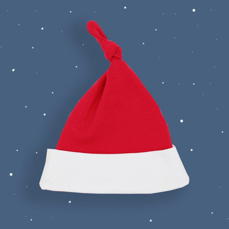 Baby Red Knotted Santa Hat