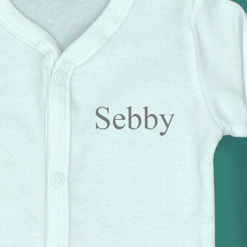 Personalise Baby Name White Cardigan
