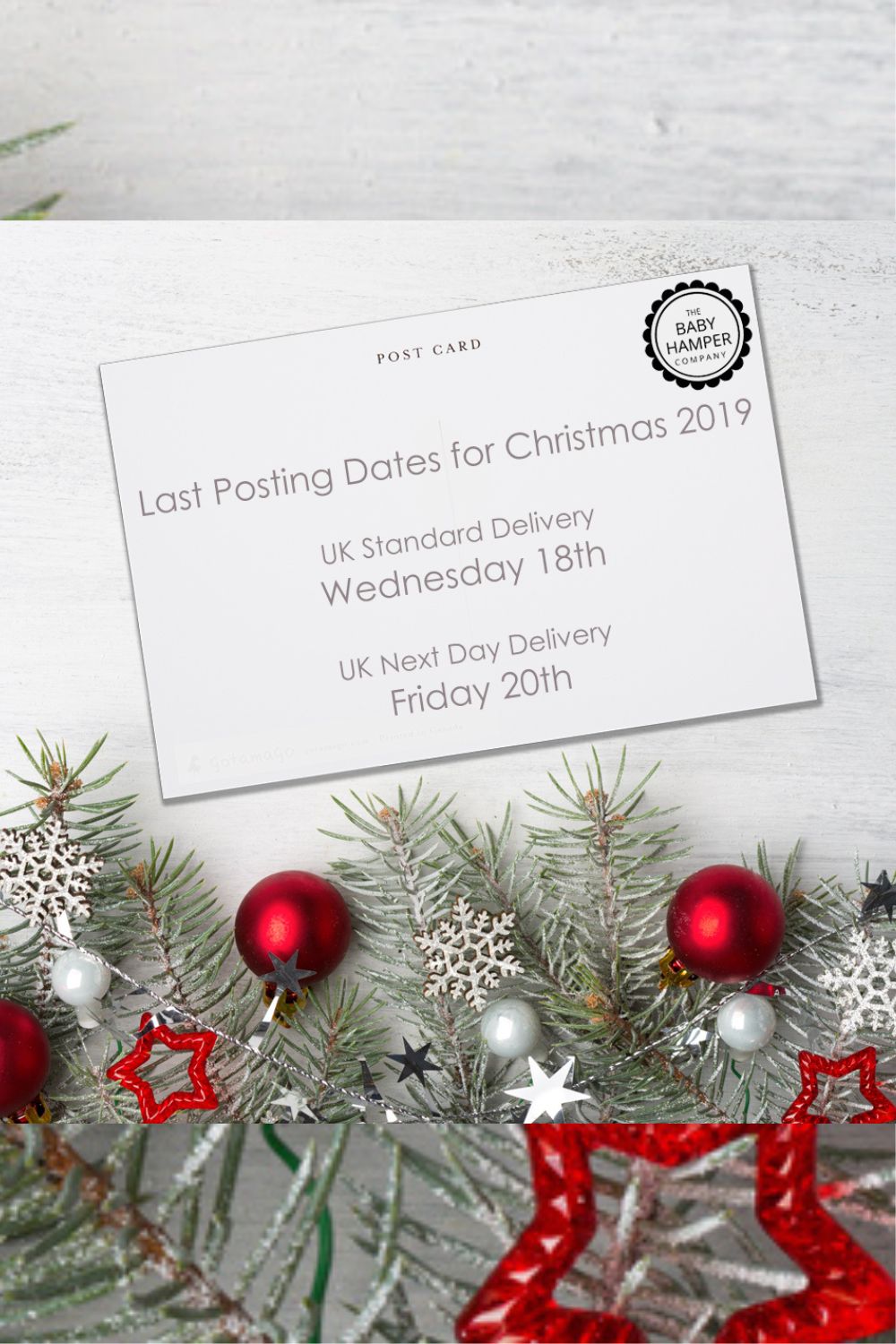 Last orders please......Christmas 2018 posting dates!