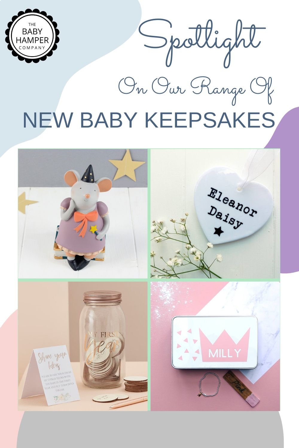 Spotlight On Our Range Of New Baby Keepsakes