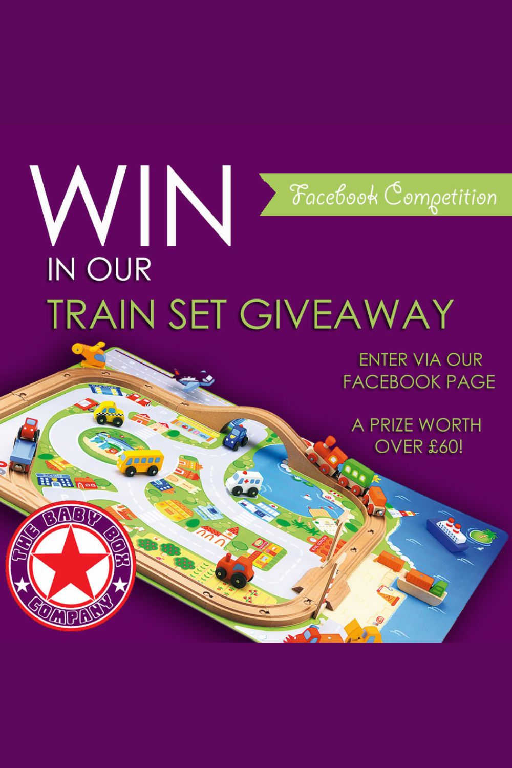 Win a Wooden Train Set Giveaway 2014
