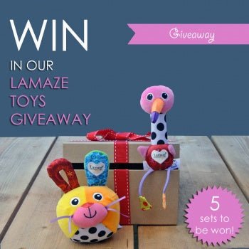 BANK HOLIDAY GIVEAWAY! 5 chances to win a set of Lamaze Baby Toys