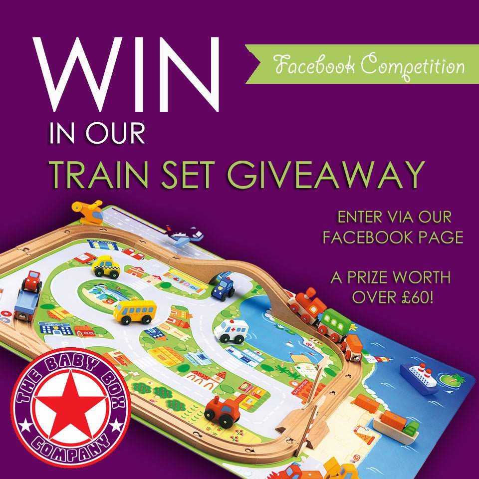 Win a Wooden Train Set Giveaway