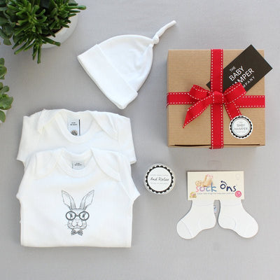 Pure White Baby Hampers