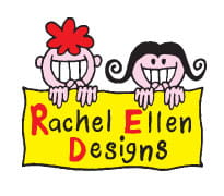 Rachel Ellen Multi Hearts Card