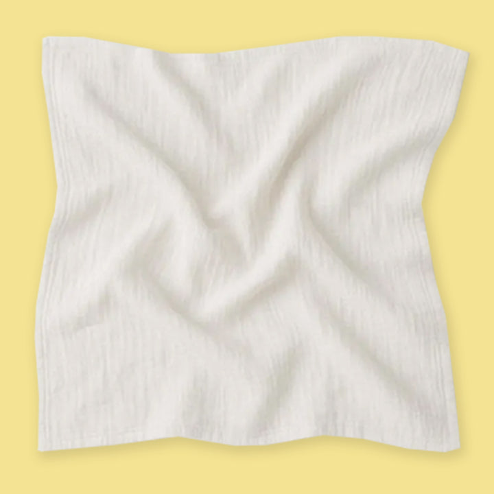 Plain White Baby Muslin Wash Cloth