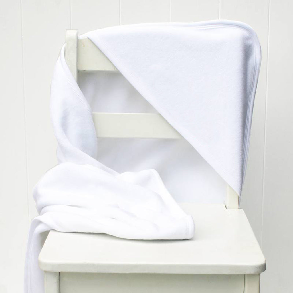 White Hooded Cotton Baby Towel