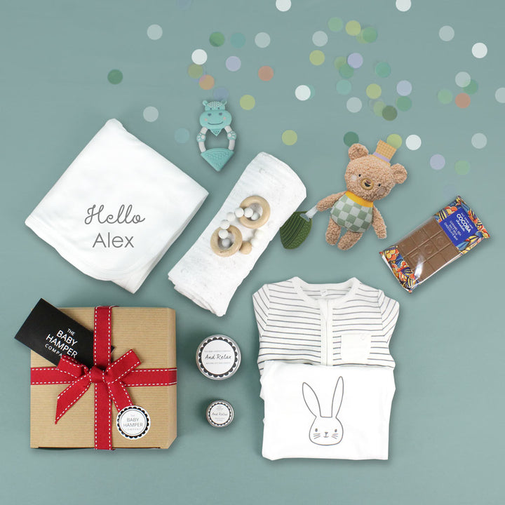 Designer Unisex Baby Gift Box - Personalise