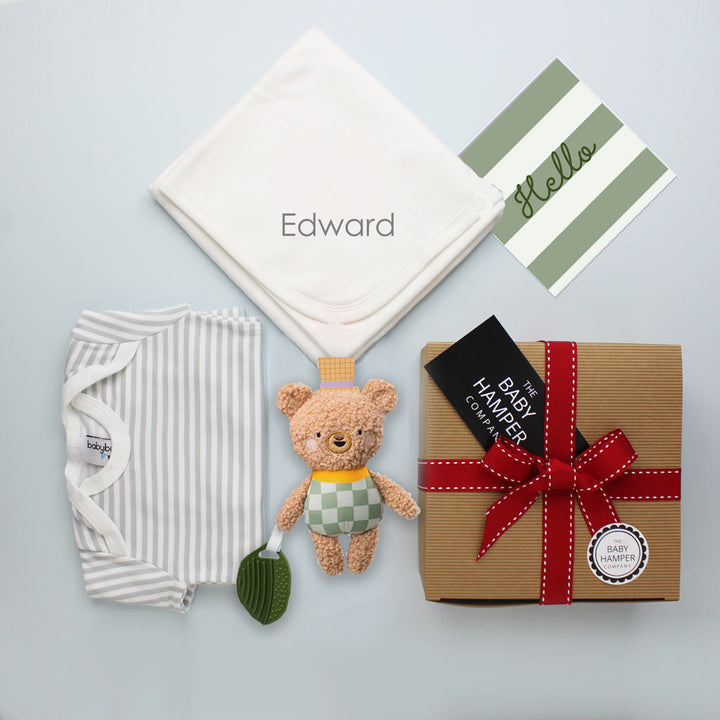 Personalise Baby Boy's Hamper - Large