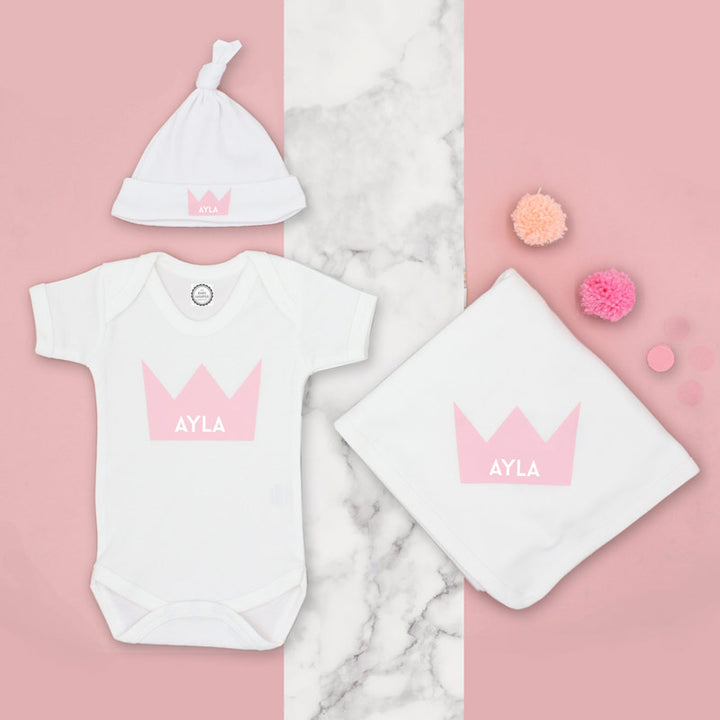 Queen For A Day Baby Girl's Hamper - Personalised