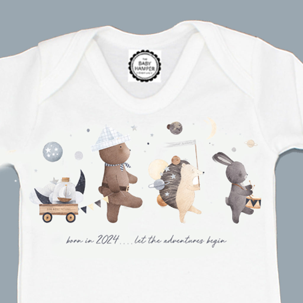 'Born in 2024...Let The Adventures Begin' Baby Hamper