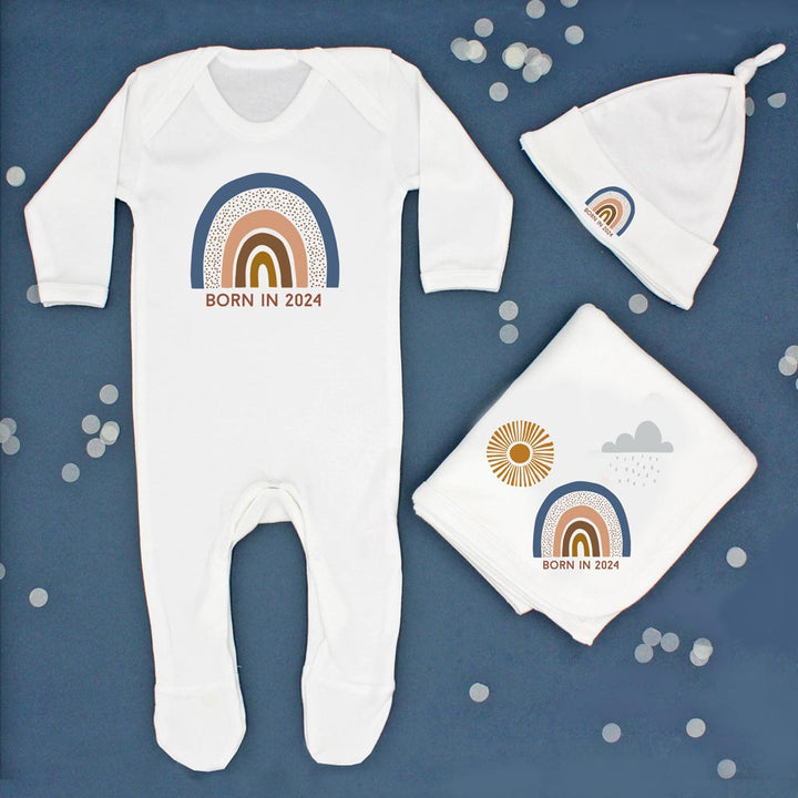 Born in 2024 Rainbow Baby Gift Set