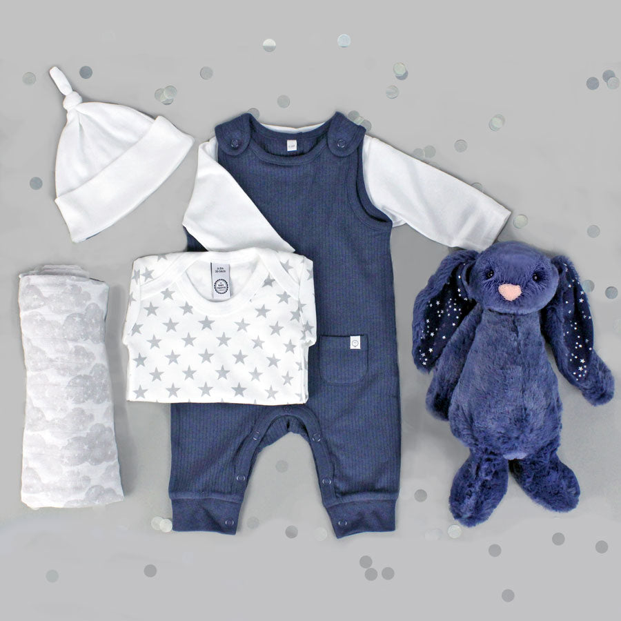 Jellycat Stardust Bunny Baby Boys Gift Box