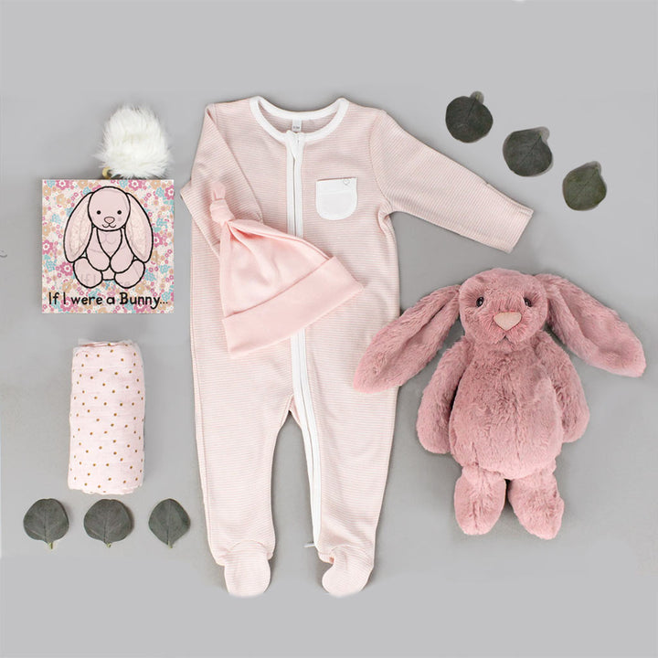 Jellycat Bashful Bunny Baby Girls Gift Box