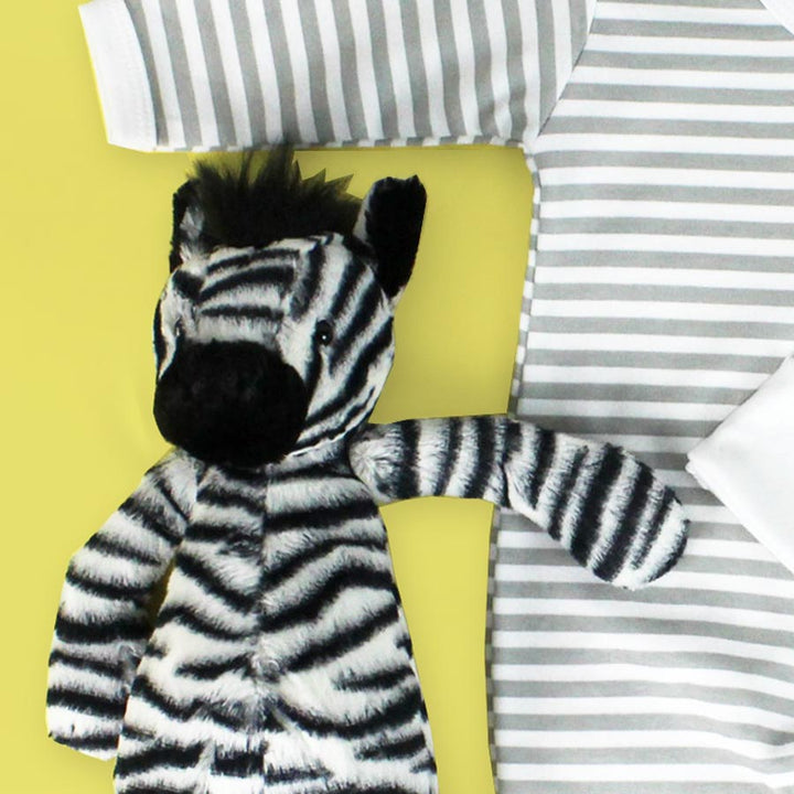 Luxury Baby Hamper - Jellycat Bashful Zebra