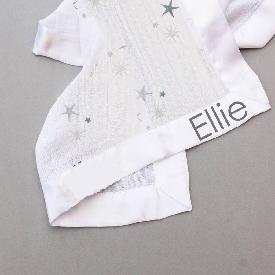 Personalised aden + anais Star Print Comfort Blanket