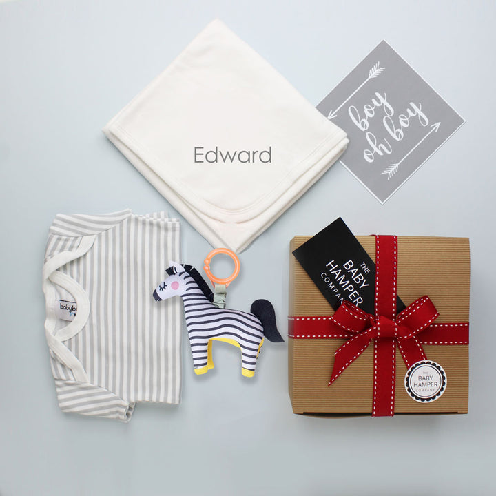 Personalise Baby Boy's Gift Box - Large