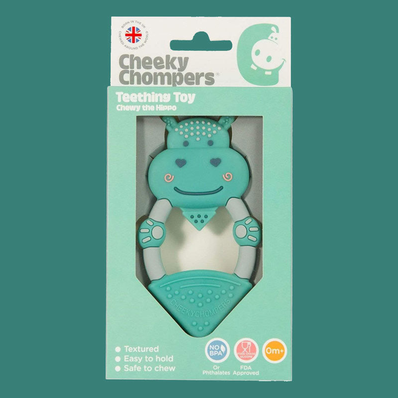 Cheeky Chompers, Chewy The Hippo Baby Teether 2