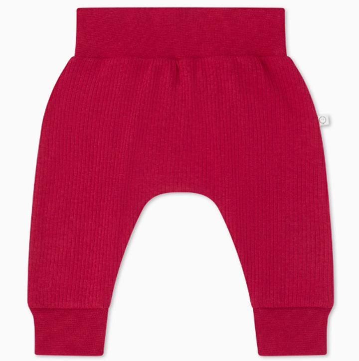 Baby Mori Santa Ribbed Joggers 0-3 months