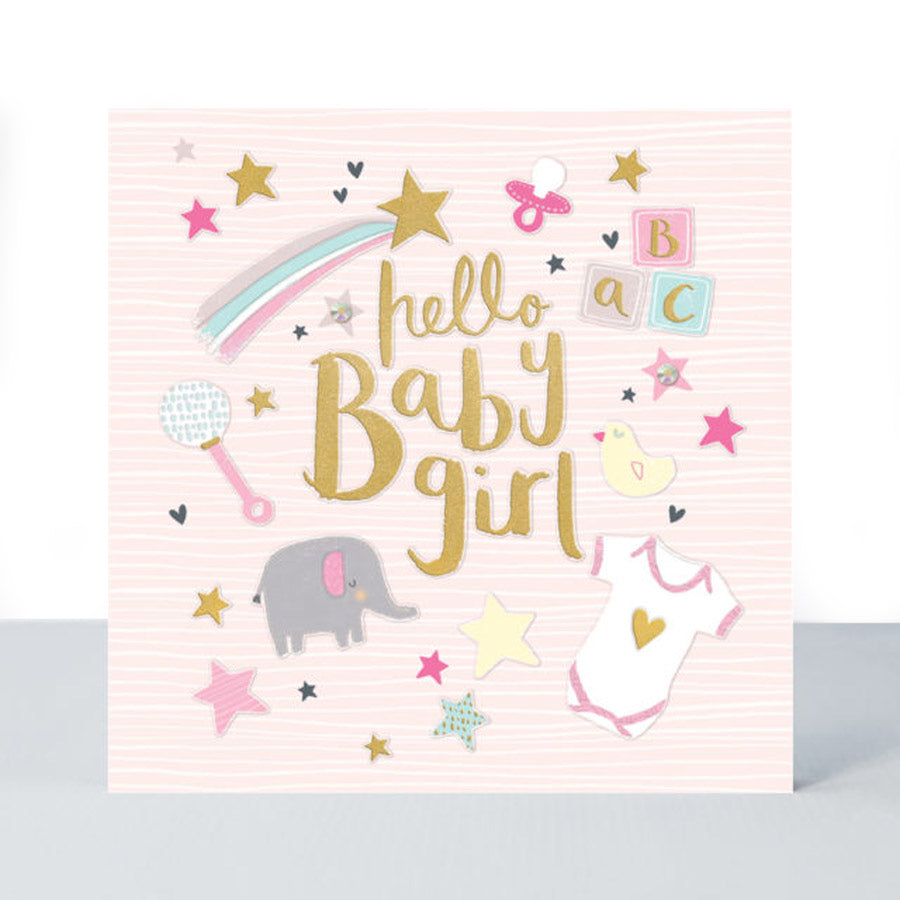 Rachel Ellen 'Hello Baby Girl' Card