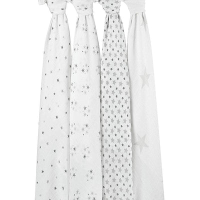 aden + anais Grey Stars Baby Gift Set