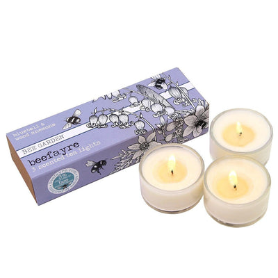 Beefayre Bluebell Scented Tealights Trio