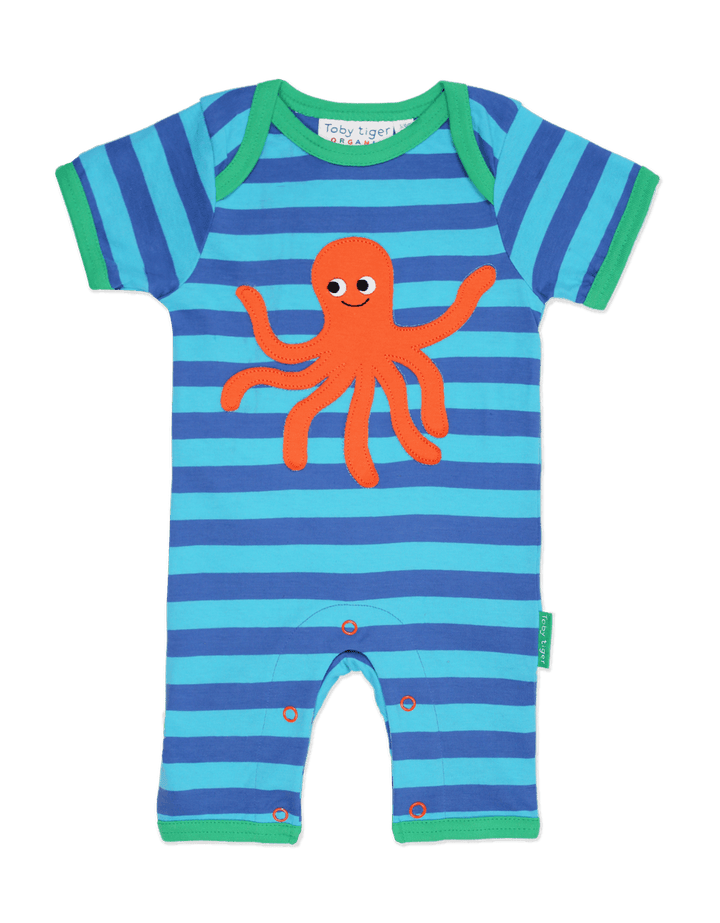 Toby Tiger, Octopus Rompersuit for Boys