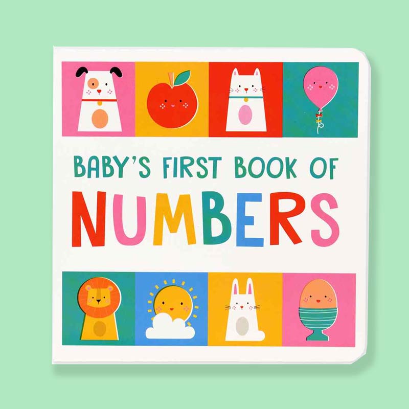 Rex London Baby's First Numbers Board Book