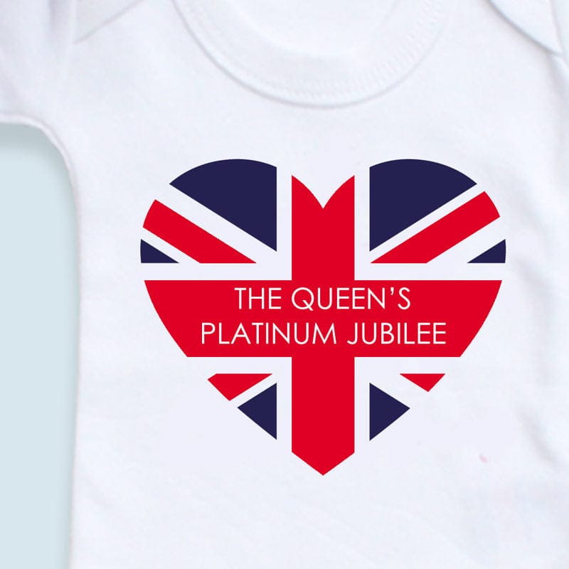 Queen's Jubilee 2022 - Union Jack Baby Bodysuit