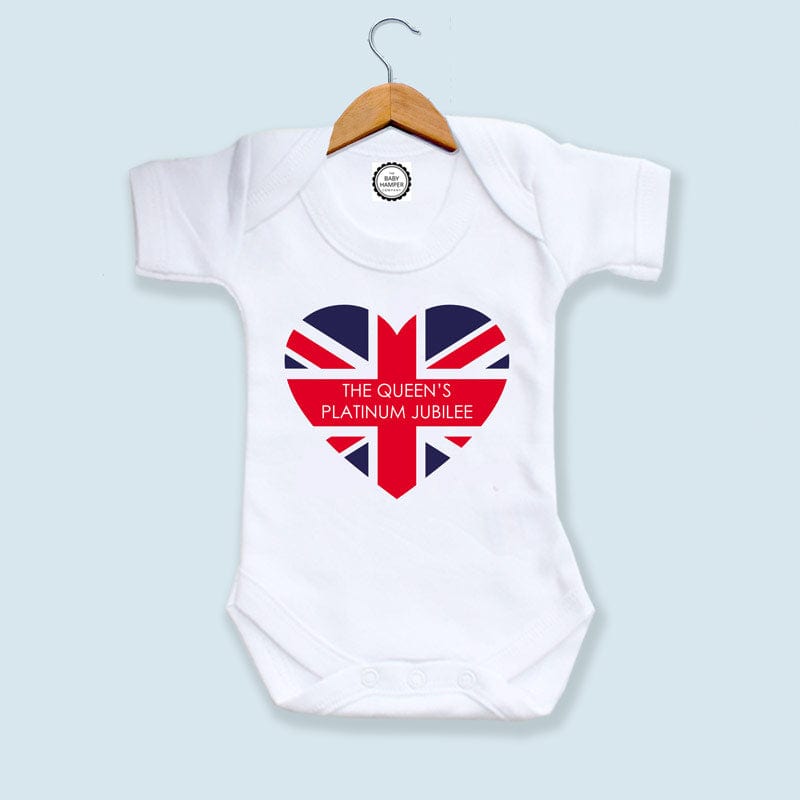 Queen's Jubilee 2022 - Union Jack Baby Bodysuit