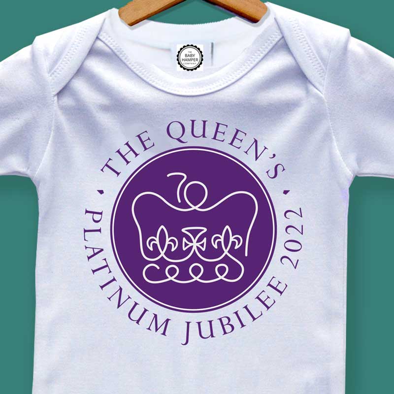 Queen's Platinum Jubilee 2022 - Baby Sleepsuit