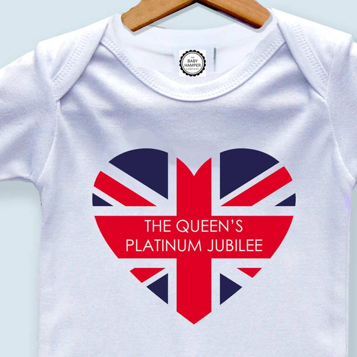 Queen's Jubilee 2022 - Union Jack Baby Sleepsuit