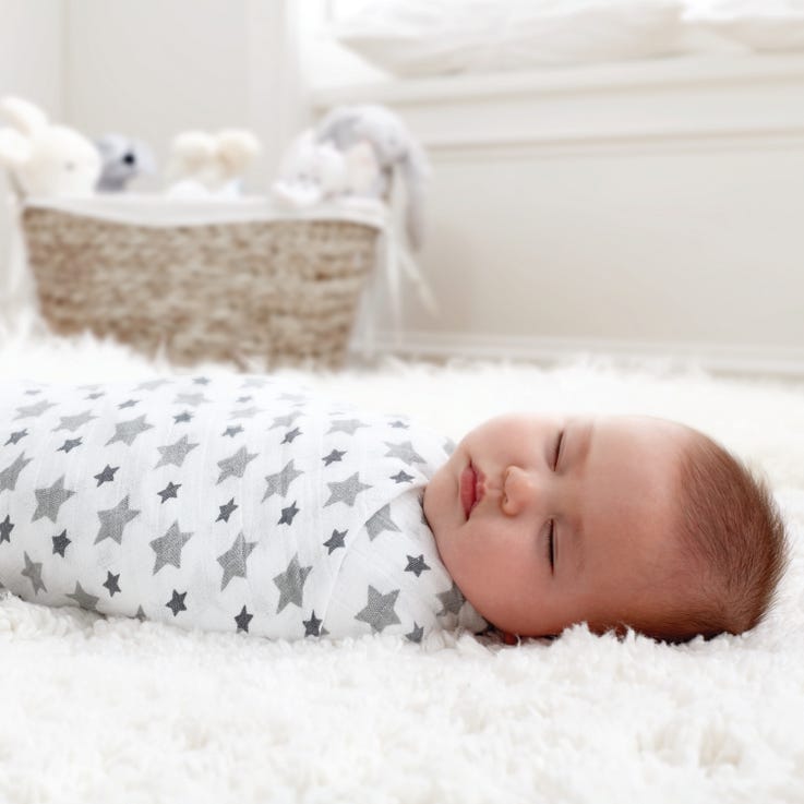 aden + anais Twinkle Stars Large Swaddle - Single