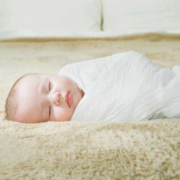 Plain White Baby Muslin Cloth