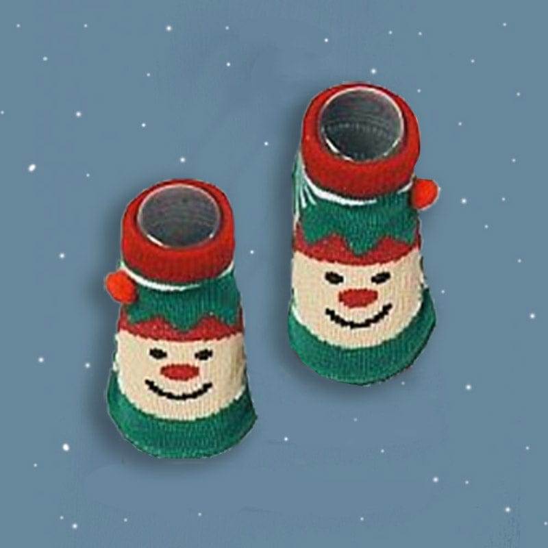 New Baby Christmas Knitted Socks