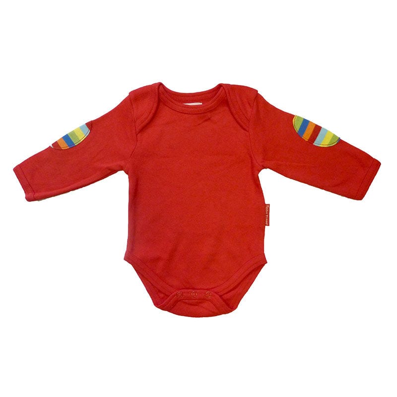 Toby Tiger Bright Red & Stripe Baby T Shirt