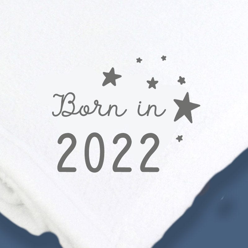 Born in 2022 baby pram blanket