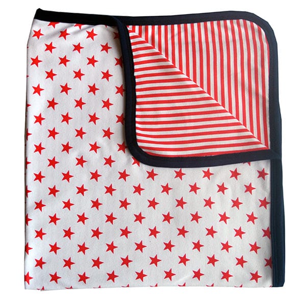 Baby Bunting Star & Stripe Print Blanket