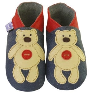 Daisy Roots Denim Teddy Leather Shoes