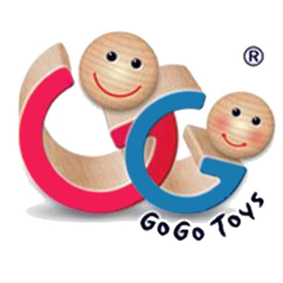 Gogo Toys Newborn Wooden Bear Rattle