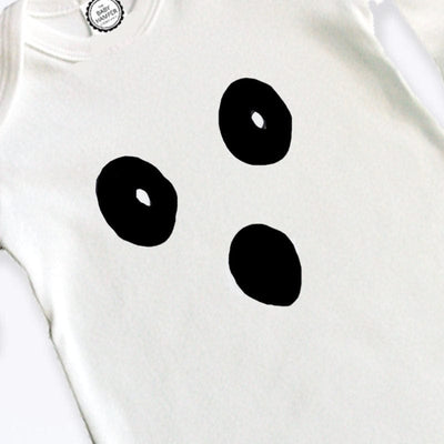 Halloween White Ghost Baby Sleepgown, 0-3 Months
