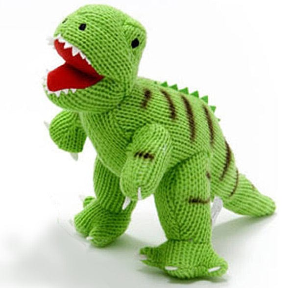 Best Years George the Dinosaur Knitted Soft Toy - Green