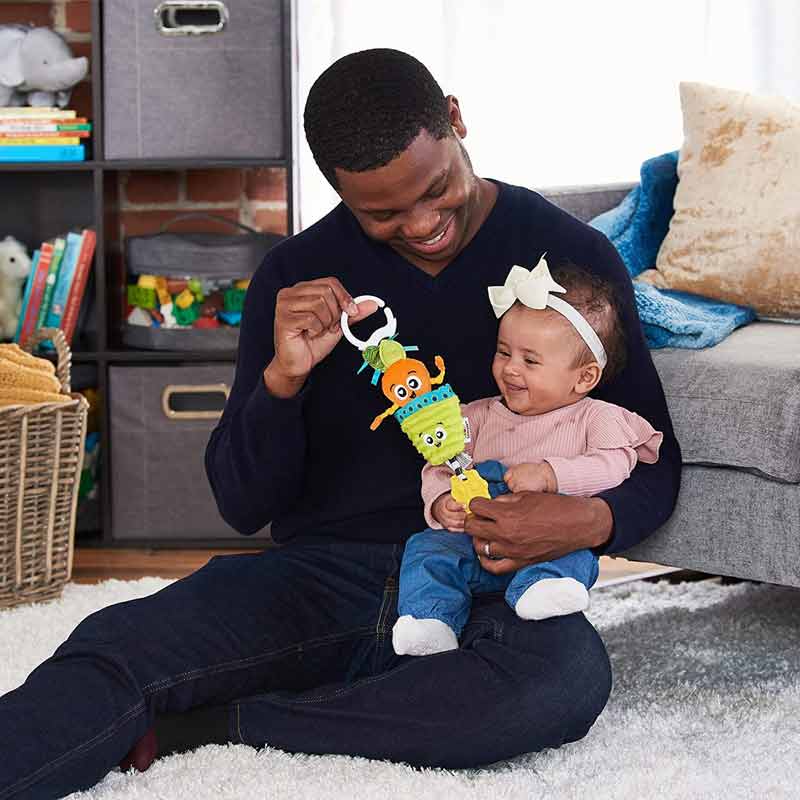 Lamaze Mini Clip & Go Candy The Carrot Toy
