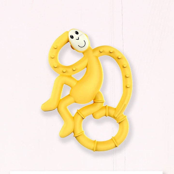 Matchstick Monkey Mini Baby Teether - Yellow