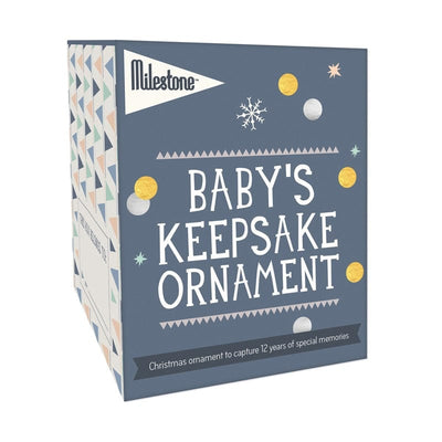 Milestone Baby's Christmas Keepsake Ornament