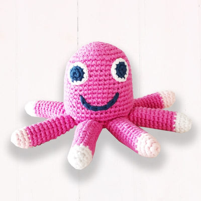 Pebble Fairtrade Crochet Octopus - Royal Blue