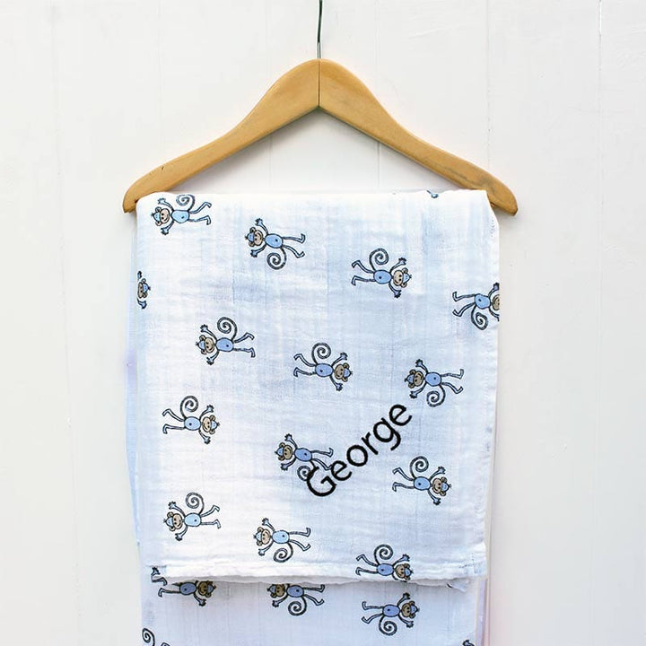 Personalised aden + anais Jungle Swaddle Blanket