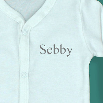 Personalised Baby Name White Cardigan